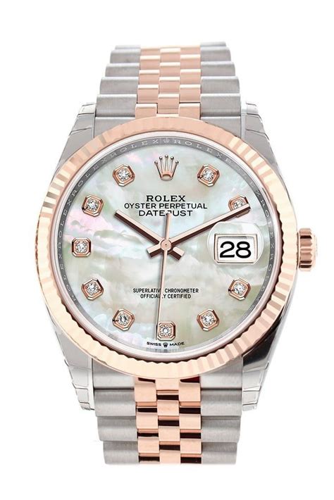 rolex president mother of pearl size|rolex datejust 36 with diamonds.